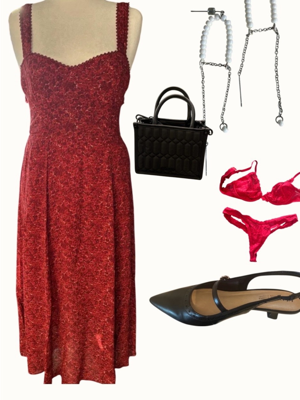 Reformation Lace-Trim Midi Dress - the Love Hypothesis dress!